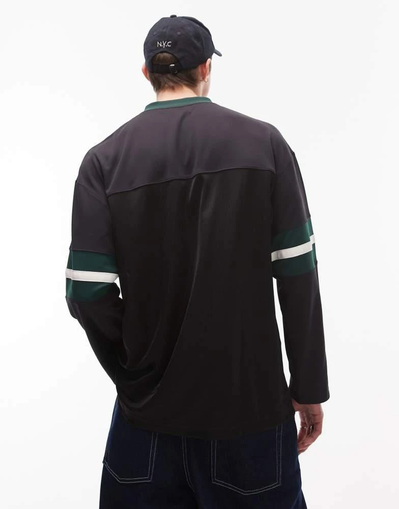 Carhartt WIP Carhartt WIP detroit mesh long sleeve t-shirt in black 3