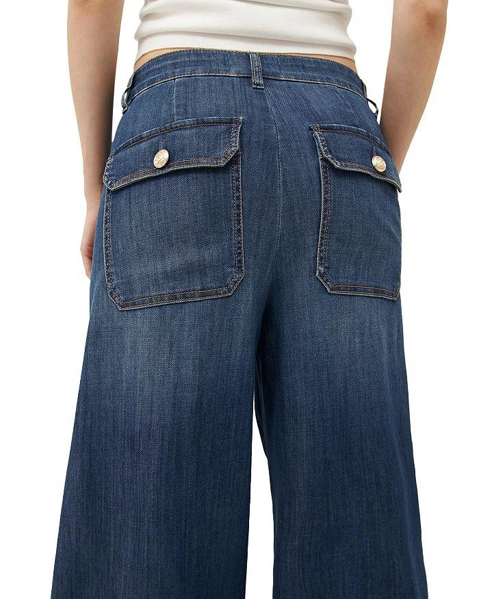 Marella Wide Leg Jeans in Blue Jeans 3