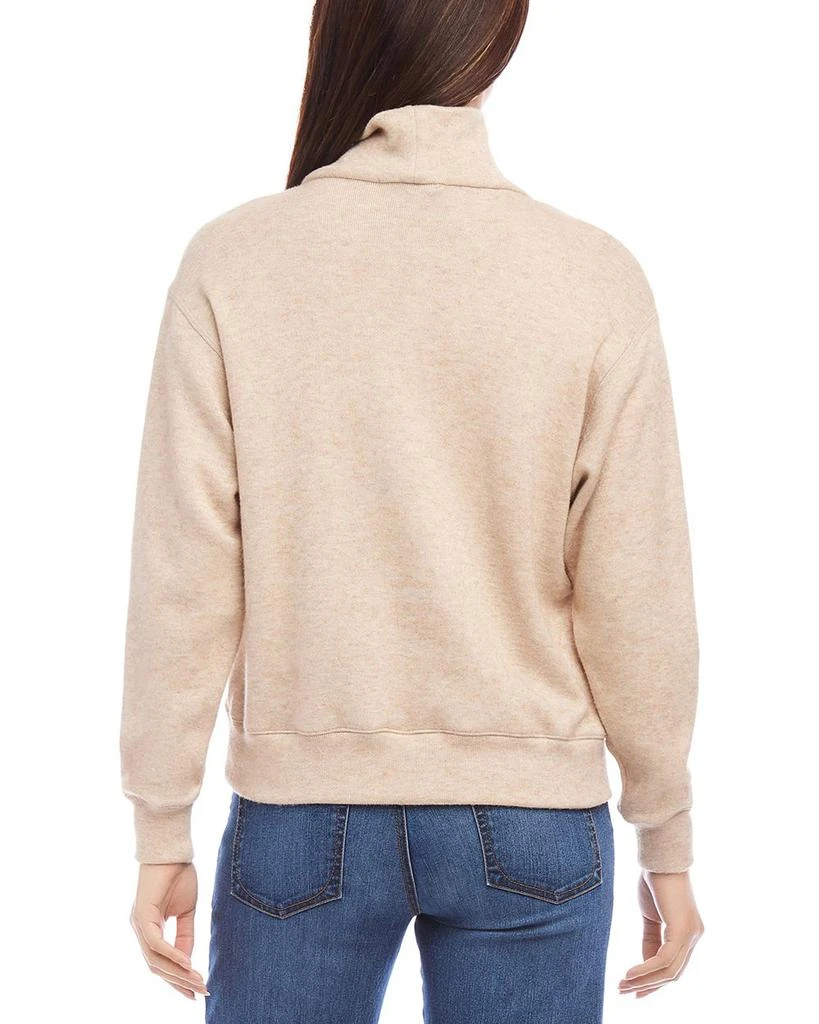 Karen Kane Faux Wrap Turtleneck Sweater 2