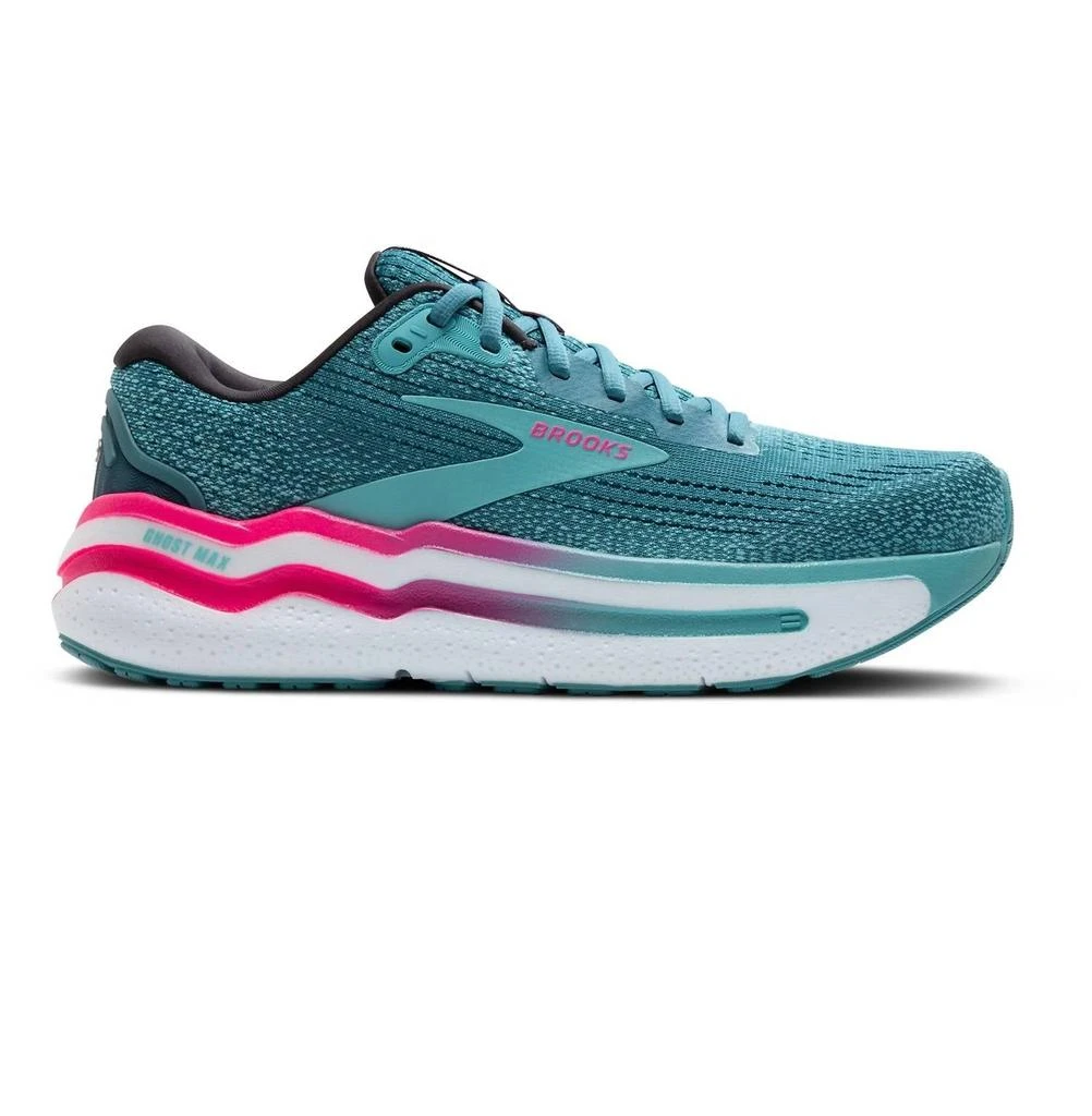 Brooks Women's Ghost Max Running Shoes In Storm Blue/knockout