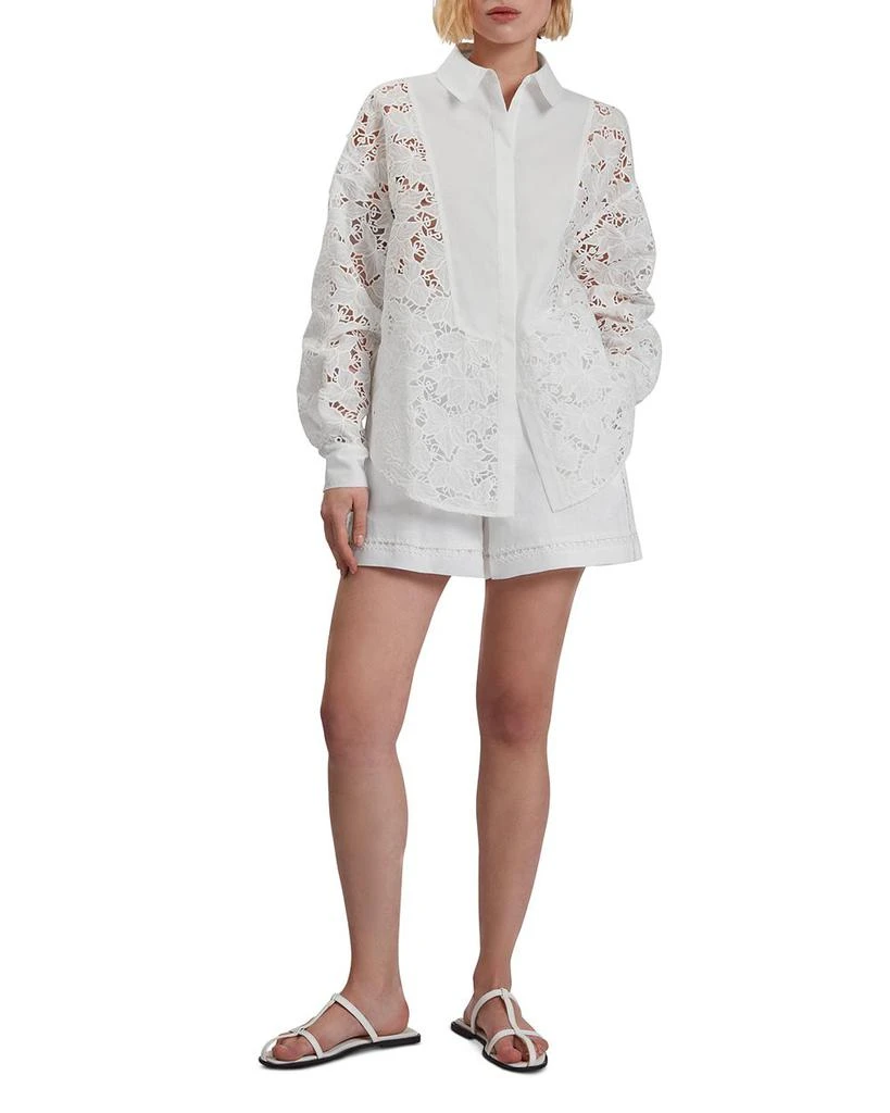 Ted Baker London Buccia Trim Linen Shorts 3
