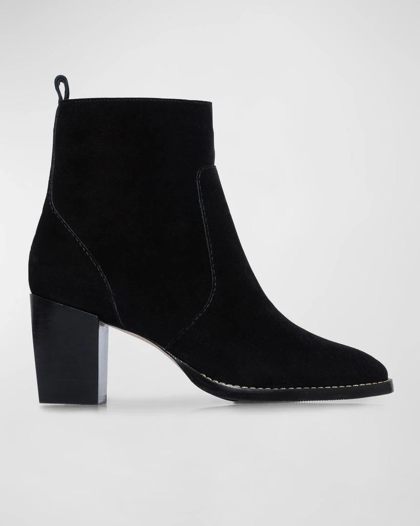 Bernardo Norwich Suede Ankle Booties 1