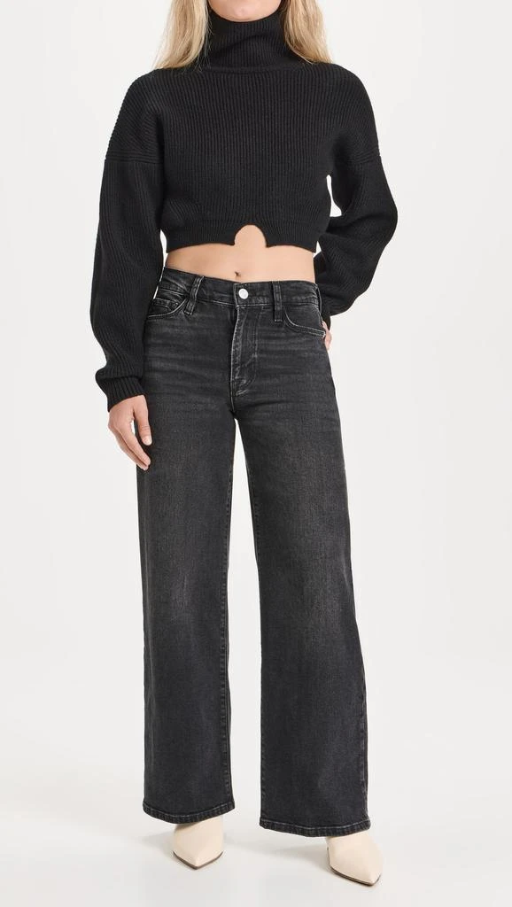 FRAME Petite Le Pixie Slim Palazzo Jeans 4