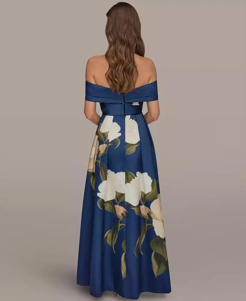 Donna Karan Women
s Off-The-Shoulder Ball Gown Dress 6