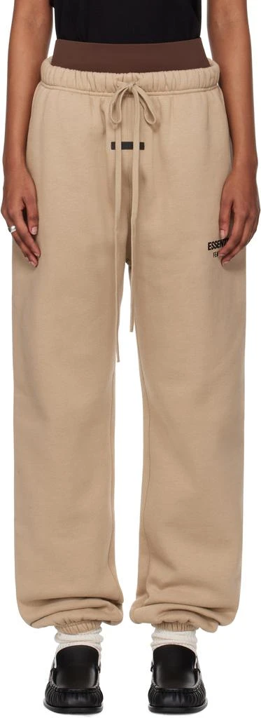 Essentials Gray Fleece Lounge Pants 1