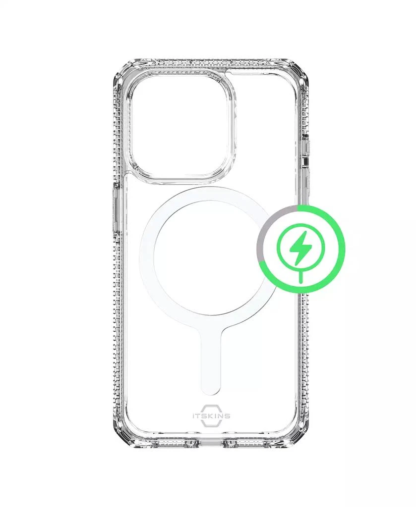 ITSkins Hybrid_R Clear MagSafe Case for Apple iPhone 15 Pro Max