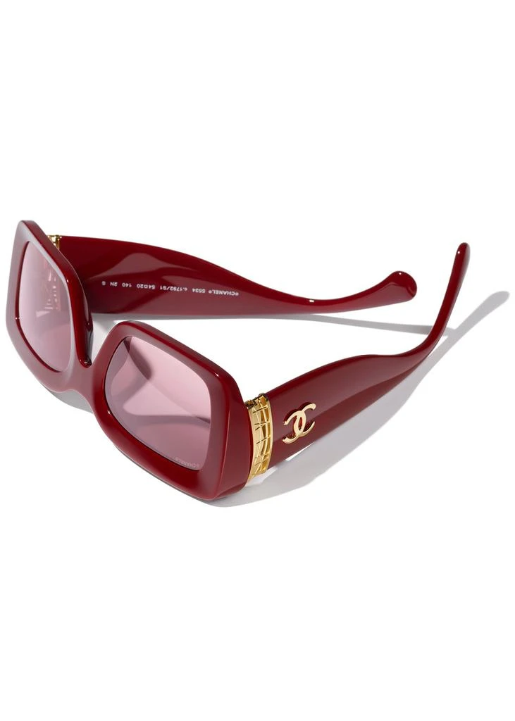 Chanel Rectangle-frame sunglasses 4