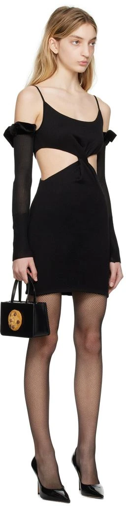 Puppets and Puppets Black Michael Stars Edition Twist Front Minidress 2