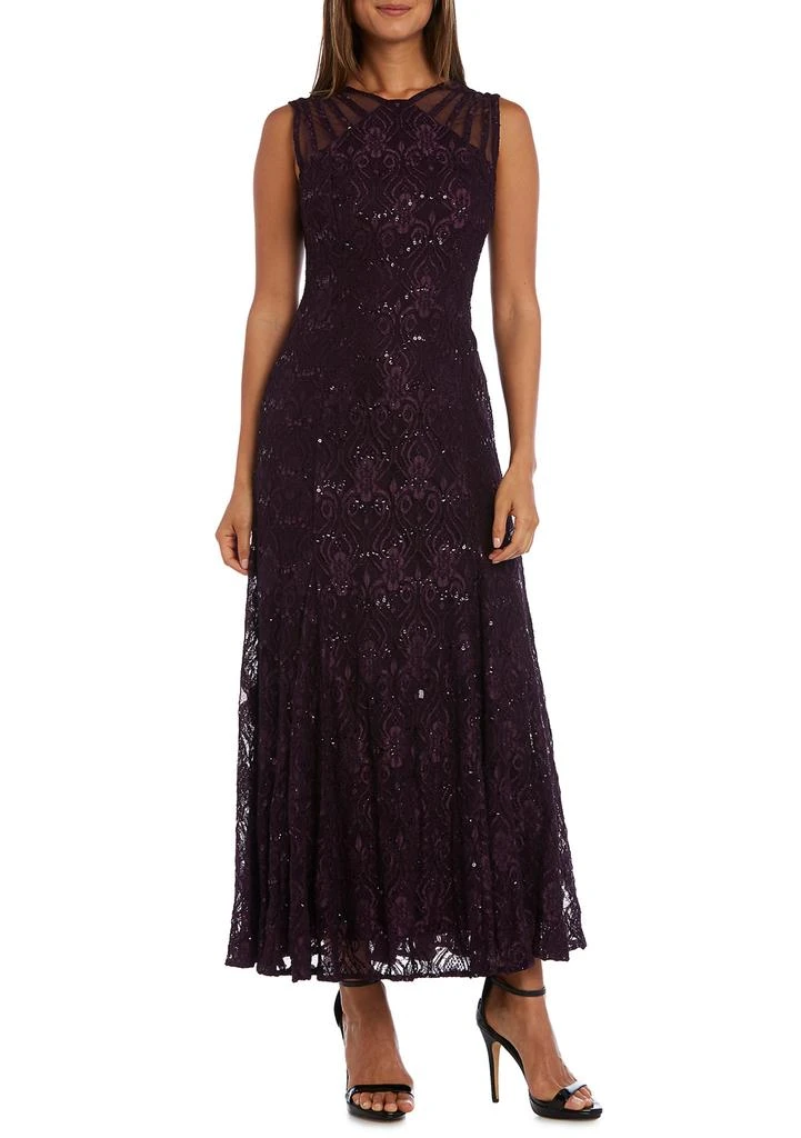 r and m formal dresses R&M Richards 1875W Long Plus Size Evening Dress main image 1