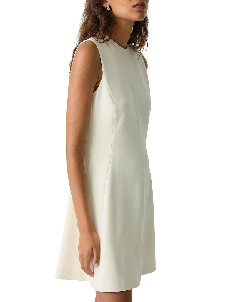 Theory Crêpe Sleeveless Flare Minidress 4