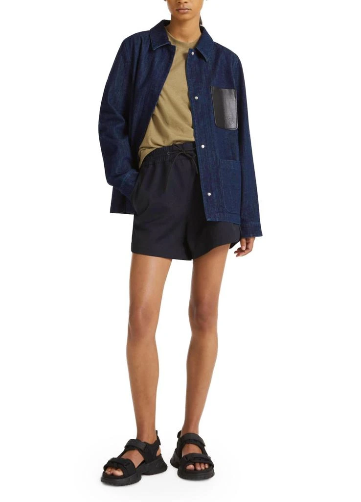 Yves Salomon Denim and leather jacket 5
