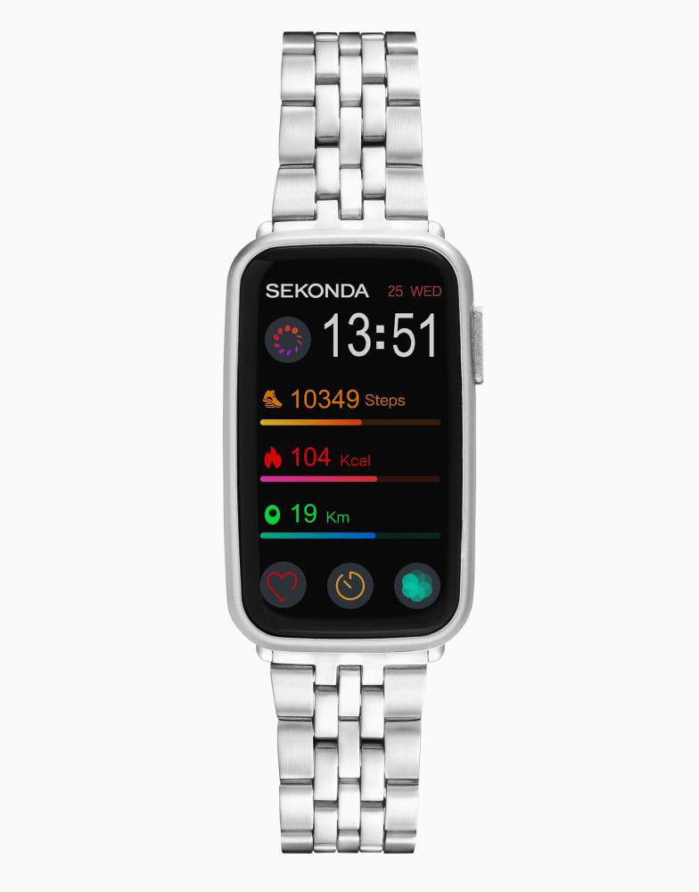 Sekonda Sekonda track 26mm rectangular grey watch in silver - SILVER