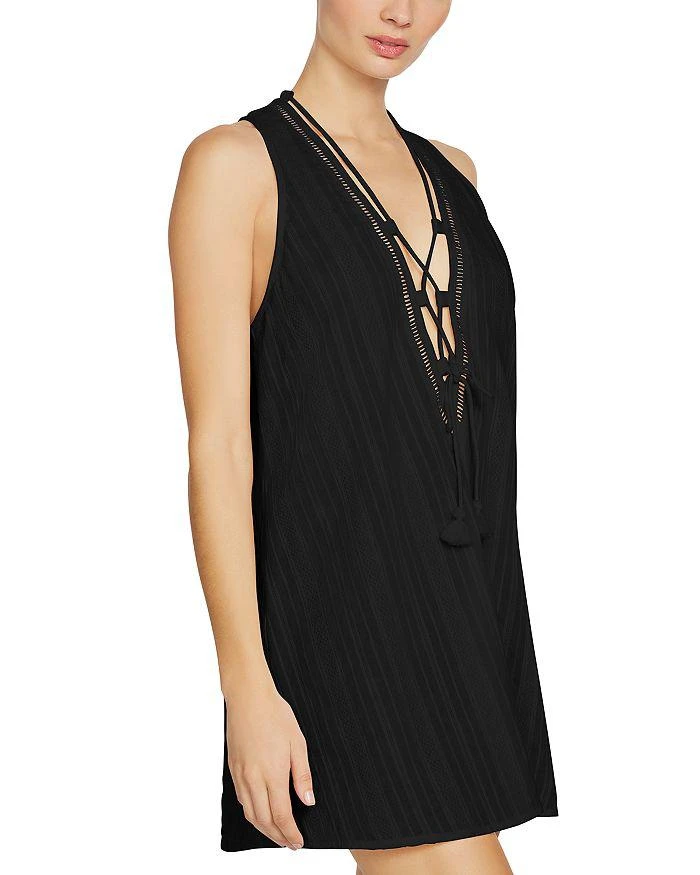 Robin Piccone Michel Lace Up Tunic Dress 3