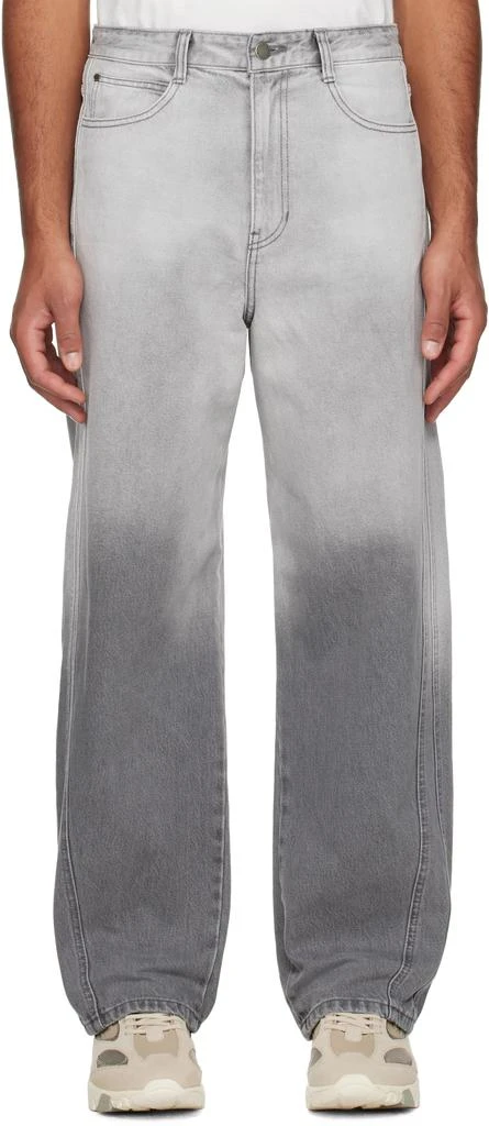 Solid Homme Gray Faded Jeans 1
