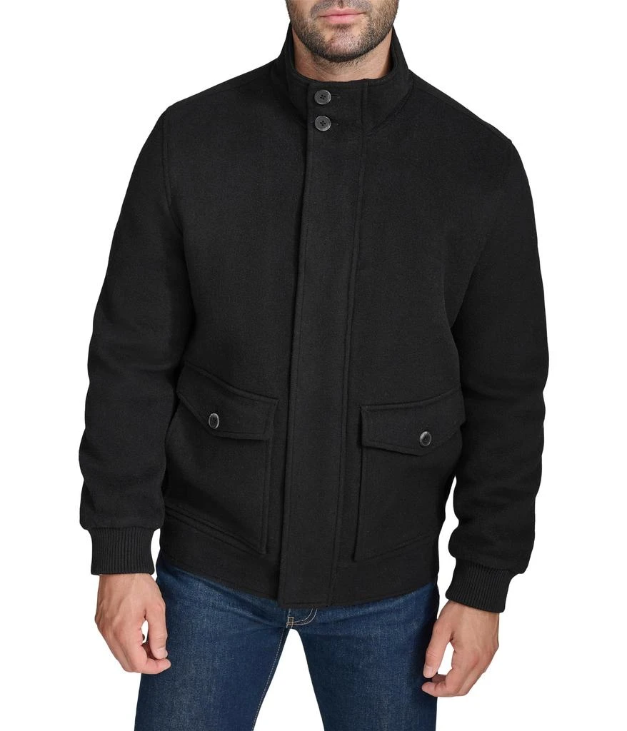 Cole Haan Wool Plush Bomber Coat 1