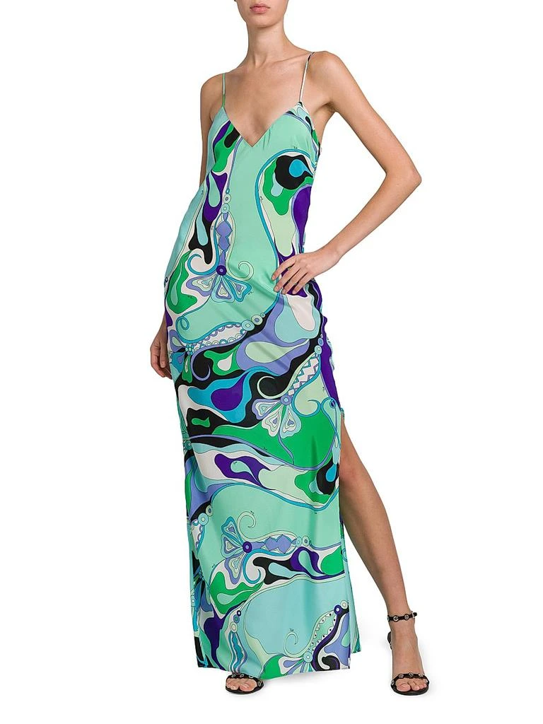 chinese dress ladies Pucci "Tulle" long dress Black - Women