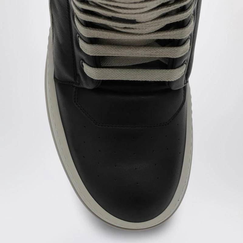 Rick Owens Geobasket black/pearl grey high sneaker 3