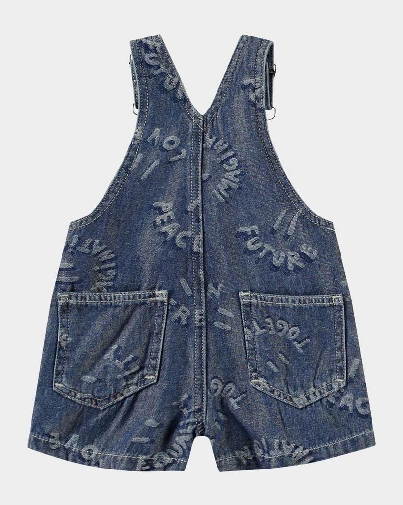 Molo Boy's Spot Denim Overalls, Size 9M-3 2