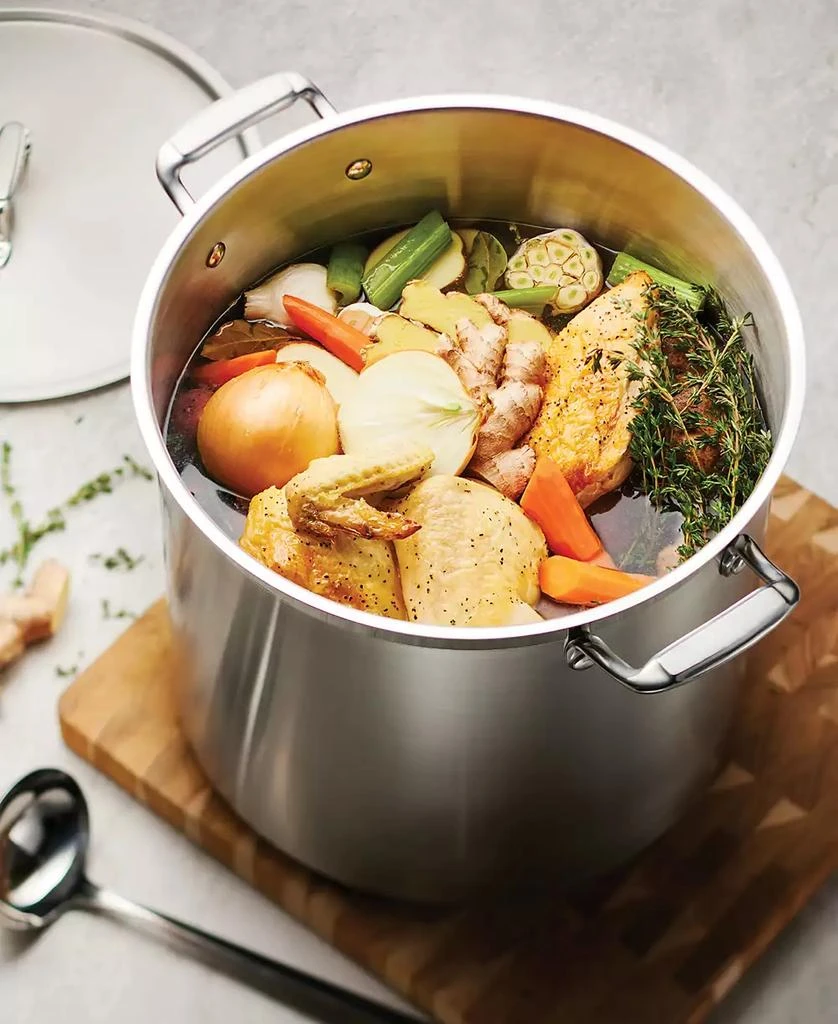 Tramontina Tri-Ply Clad Stainless Steel 24-Qt Round Stock Pot 7
