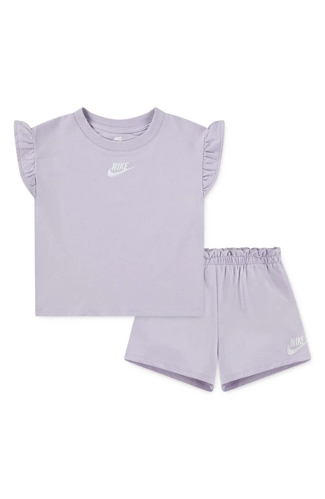 NIKE Kids' French Terry T-Shirt & Shorts Set