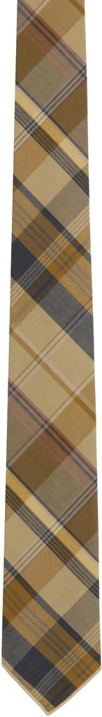 Engineered Garments Khaki Check Tie 1
