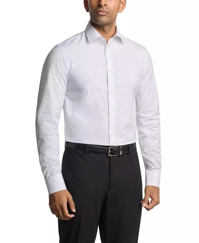 Calvin Klein Refined Cotton Stretch Men's Slim Fit Dress Shirt 1