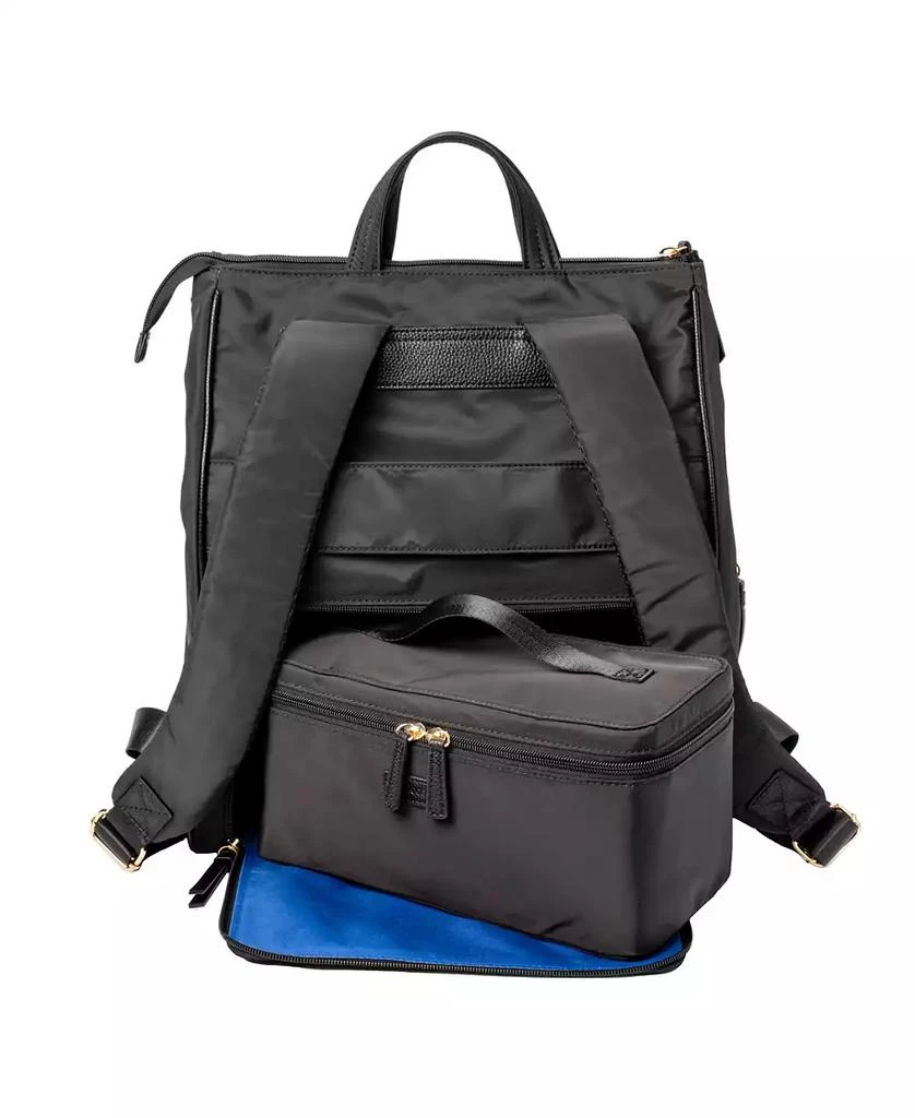 MinkeeBlue Convertible Organizational Amber Backpack with Lunch Bag 4