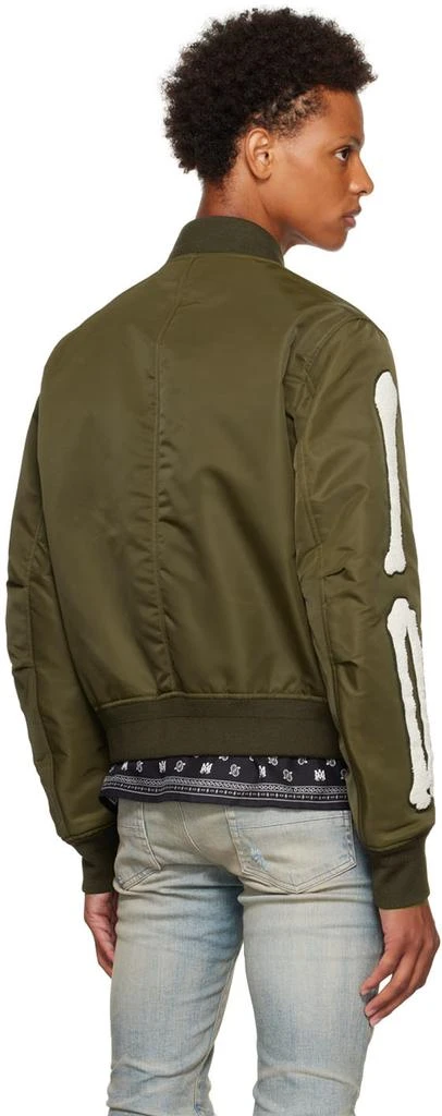 AMIRI Green Bones Bomber Jacket 3