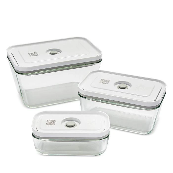 Zwilling J.A. Henckels Fresh & Save Vacuum Glass Containers, Set of 3 2