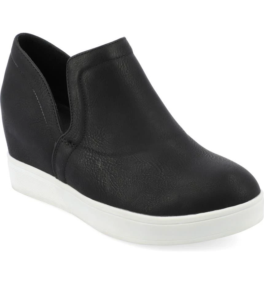 Journee Collection Cardi Wedge Platform Sneaker - Wide Width 1