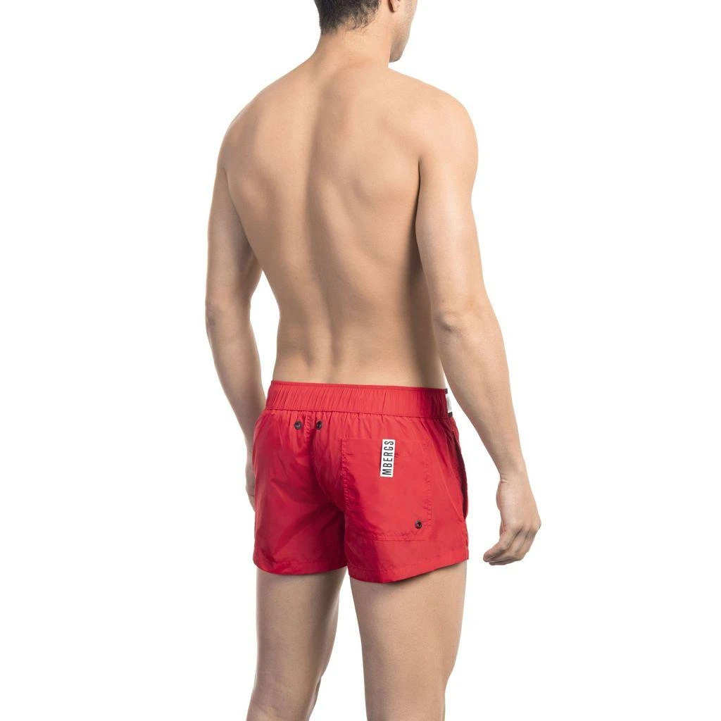 Bikkembergs Beachwear Swimwear Red Men 2