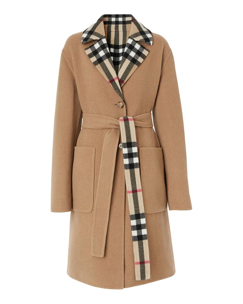Shop Dorea Belted Reversible Coat on Sale at BeyondStyle – Get 56