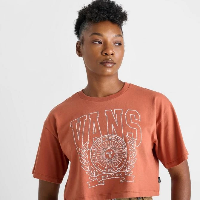 Vans Women's Vans First Team Relax Crop T-Shirt 5