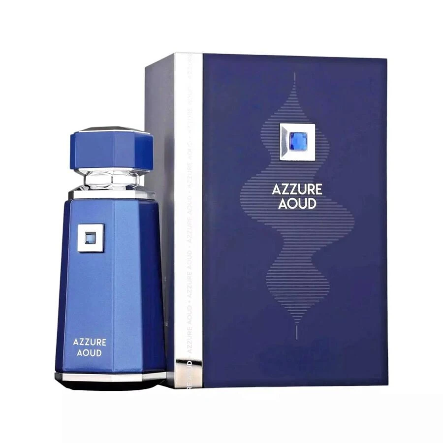Fragrance World Men's Azzure Aoud EDP Spray 3.4 oz Fragrances 6290360375687 1