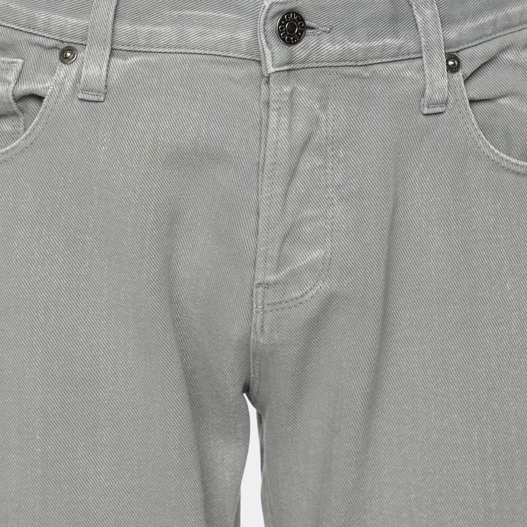 Gucci Gucci Grey Denim Regular Fit Jeans M 3