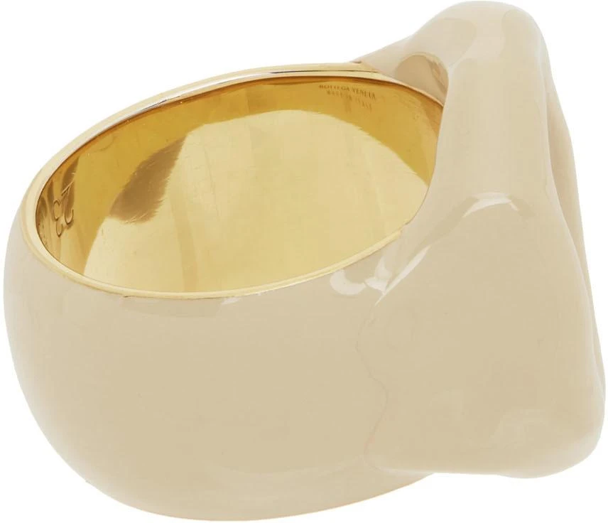Bottega Veneta Off-White Seal Ring 5