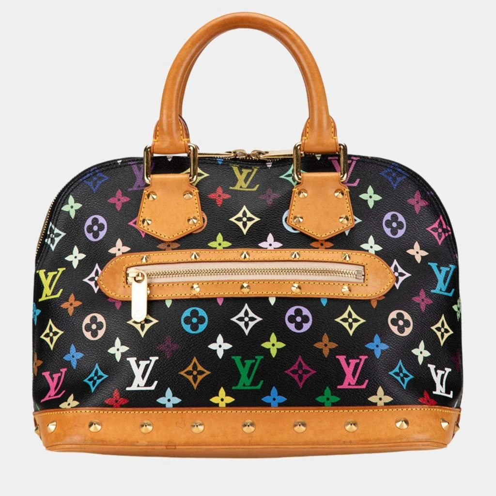Louis Vuitton Louis Vuitton Black Monogram Multicolore Alma PM 1