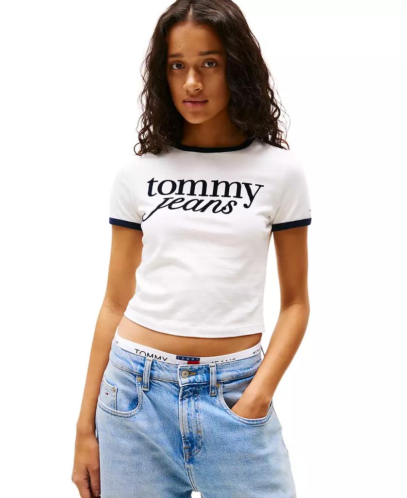 Tommy Jeans Women's Cotton Relaxed Varsity T-Shirt - T