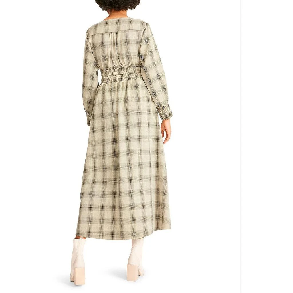 BB Dakota by Steve Madden Womens Smocked Long Maxi Dress 2