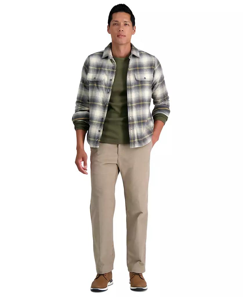 Haggar Men's Classic-Fit Stretch Corduroy Pants