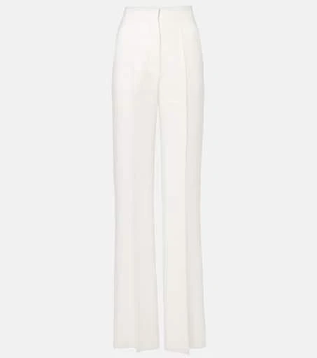 Max Mara Aversa high-rise linen wide-leg pants 1