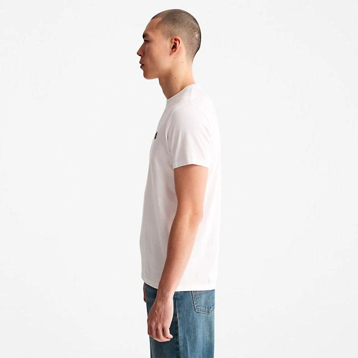 Timberland Cotton Logo T-Shirt for Men in White 4