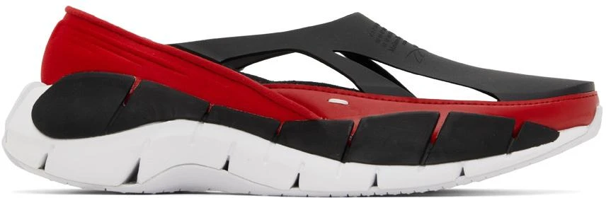 MAISON MARGIELA Red & Black Reebok Edition Croafer Sneakers 1