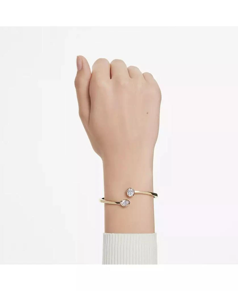 Swarovski Imber Mixed Cuts White Gold-Tone Plated Bangle Bracelet 6