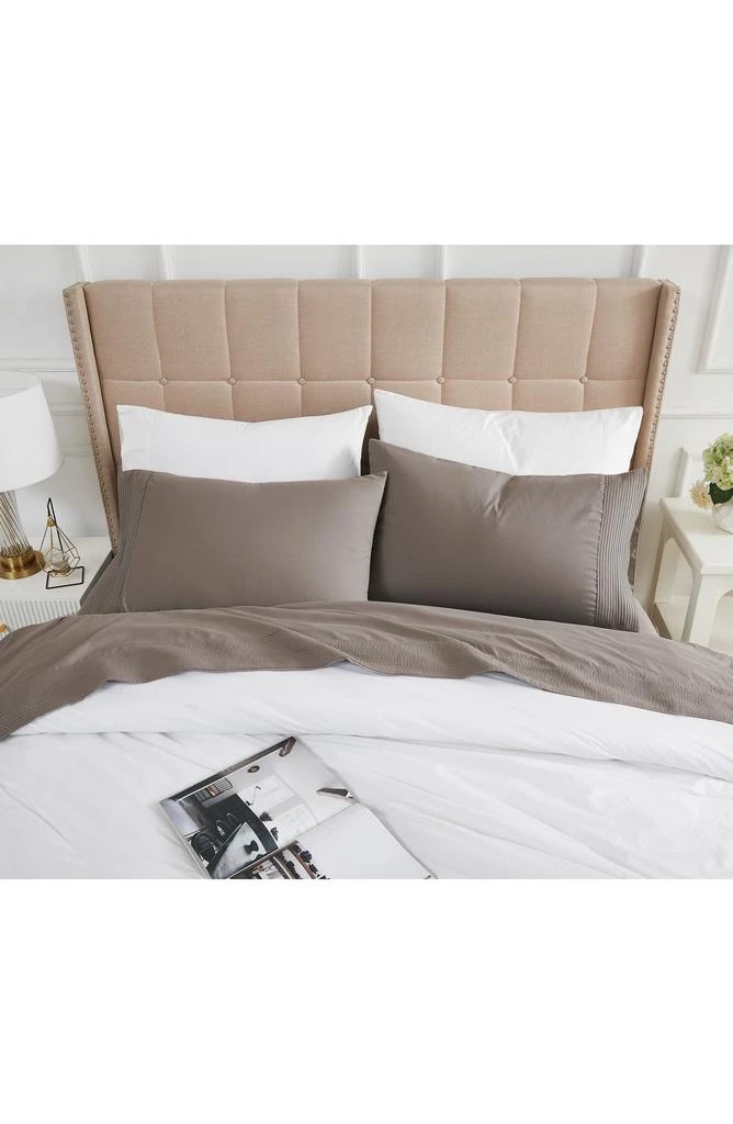 SOUTHSHORE FINE LINENS Premium Collection Pleated Extra Deep Pocket Sheet Set 9