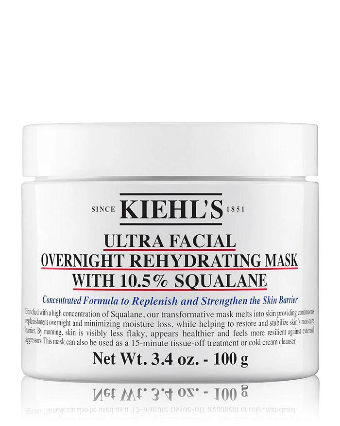 Kiehl's Since 1851 Ultra Facial Overnight Rehydrating Mask 3.4 oz. 1