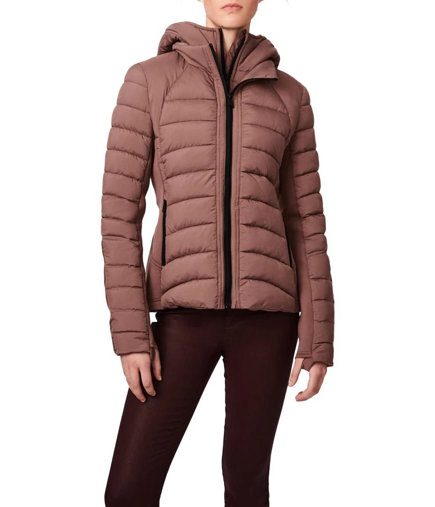 Bernardo Fashions Microtouch Packable Jacket with Neoprene Combo 1