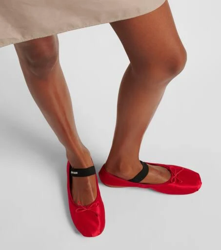 Miu Miu Satin ballet flats 7