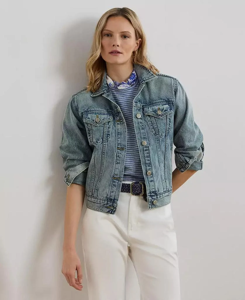 Ralph Lauren Women
s Denim Trucker Jacket 1