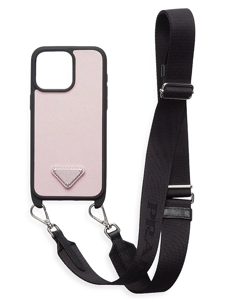 Prada Saffiano Leather Cover for iPhone 15 Pro Max 1